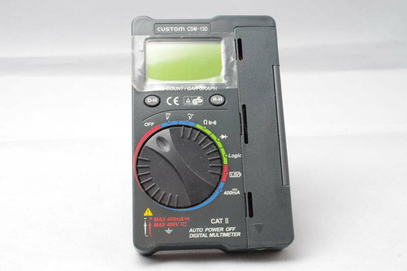 【美品】 CUSTOM CDM-13D カスタム テスター 通電チェック 電圧測定 計測器 機器 機材