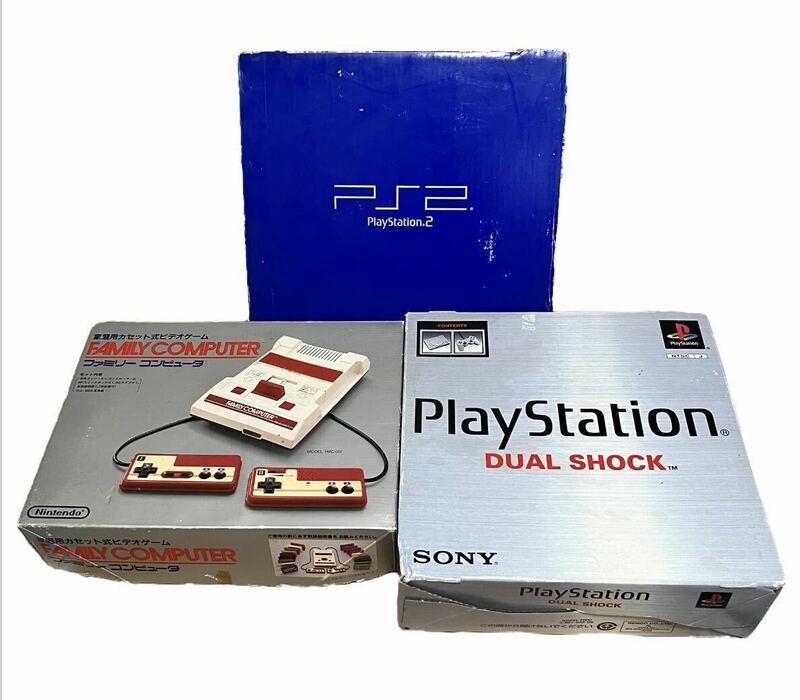 SONY 任天堂 PlayStation PS2 ファミコン 本体 箱付 まとめて セット