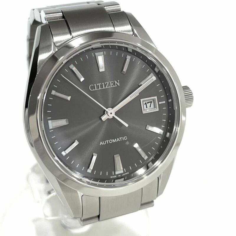 未使用 CITIZEN COLLECTION シチズンコレクション 腕時計 NB1050-59H シースルーバック デュラテクト 自動巻き ステンレス グレー文字盤 