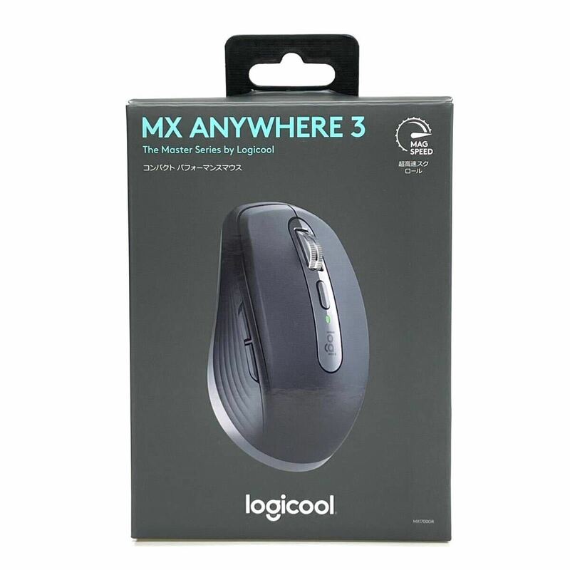 未使用 Logicool ロジクール MX ANYWHERE 3 ワイヤレス モバイルマウス MX1700GR Bluetooth 高速スクロール 充電式 マウス 箱付き 送料無料