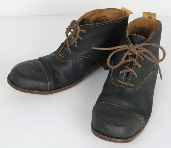 Paul Harnden ポールハーデン ブーツ Size 9 ブラック クラック レザー boots HAND MADE IN ENGLAND b8061