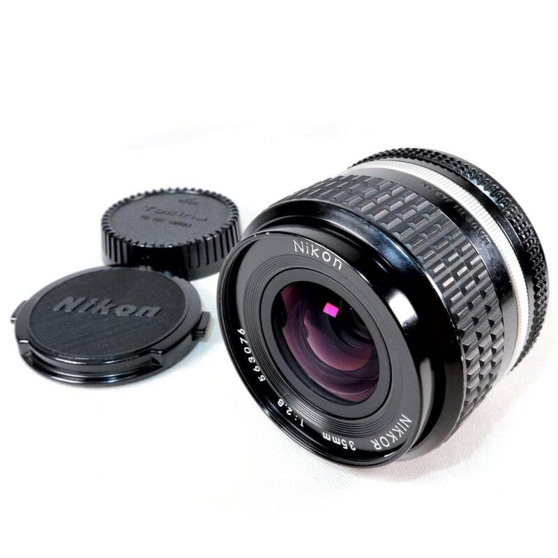 単焦点レンズ NIKON Ai Nikkor 35mm F2.8 S Ai-s ニコン オールドレンズ k2615
