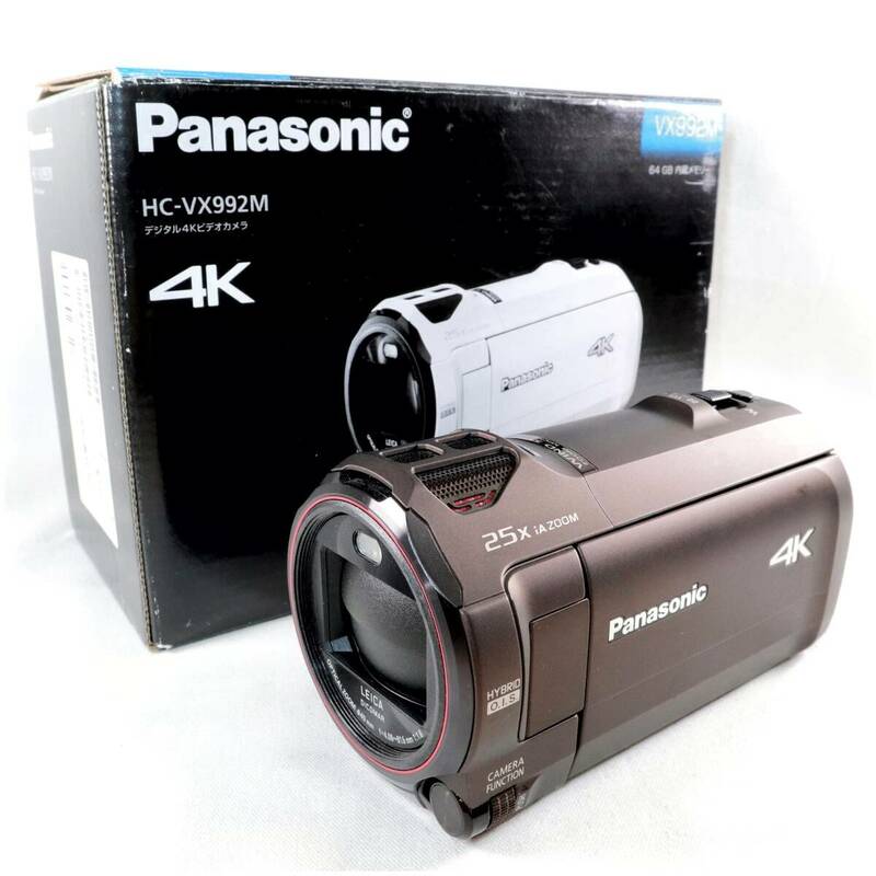 《美品》 ビデオカメラ Panasonic HC-VX992M カカオブラウン パナソニック k2628
