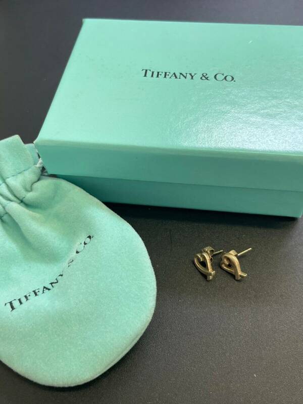 Tiffany & Co. ティファニー ピアス ハート SV925 SILVER925 総重量1.5g ブランドアクセサリー 専用箱袋付き