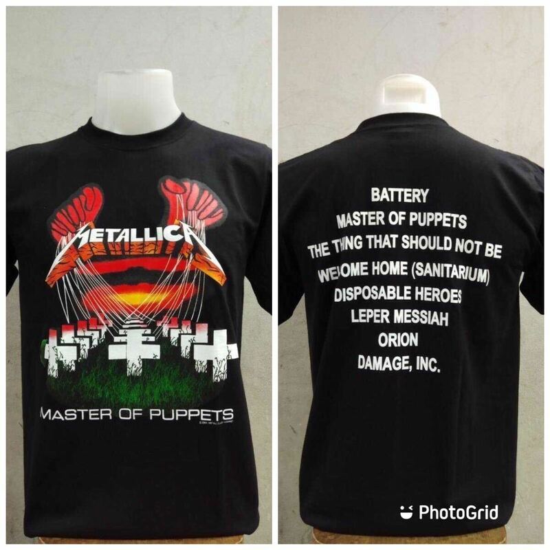 80年代バンド メタリカ　METALICA L バンドTシャツ ロックTシャツ .