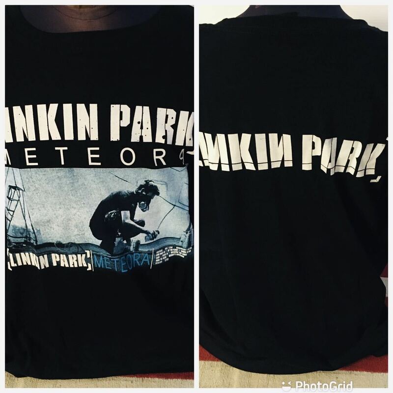 90年代バンド　リンキン・パーク　LINKIN PINK L バンドT