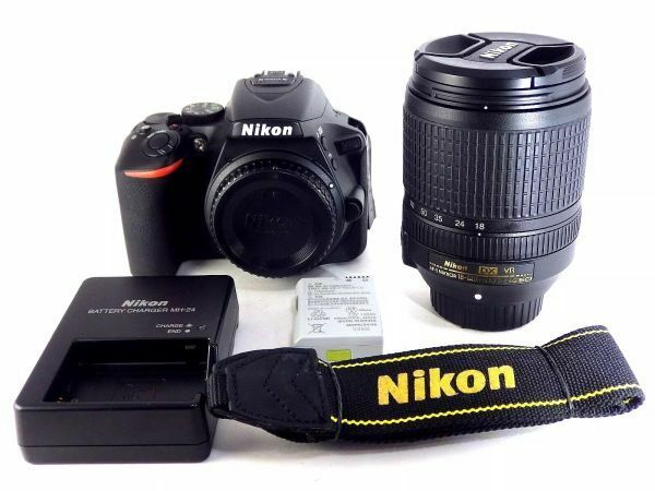 送料無料!! Nikon D5600 ボディ + AF-S 18-140mm f3.5-5.6G レンズ セット シャッター2,417回 完動 美品 ニコン デジタル 一眼レフ カメラ