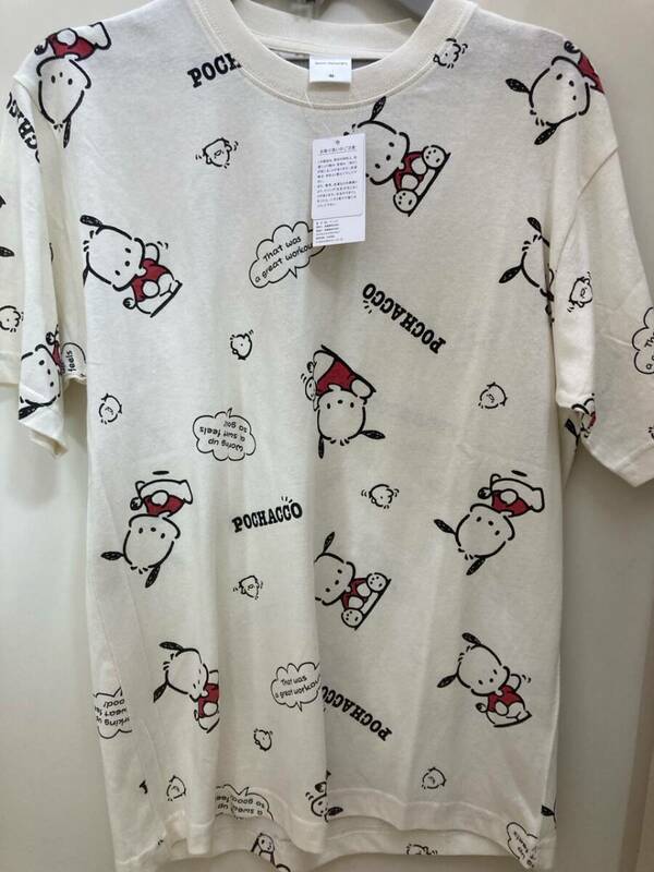 新品 ポチャッコ メンズ 総柄 sanrio サンリオ Tシャツ pochacco