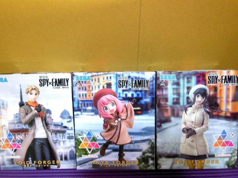 劇場版 SPY×FAMILY CODE: White Luminasta フィギュア ロイド アーニャ ヨル 3種セット 送料710円～ ④