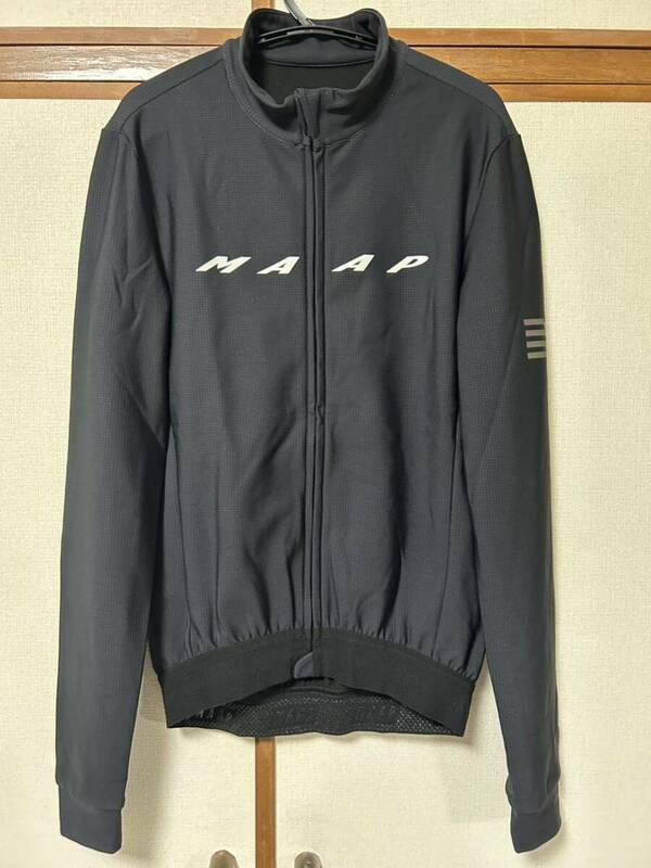 【超美品】MAAP Evade Thermal LS Jersey Black S