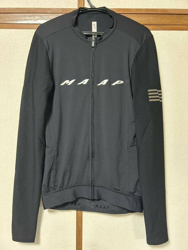 【美品】MAAP Evade Pro Base LS Jersey Black S