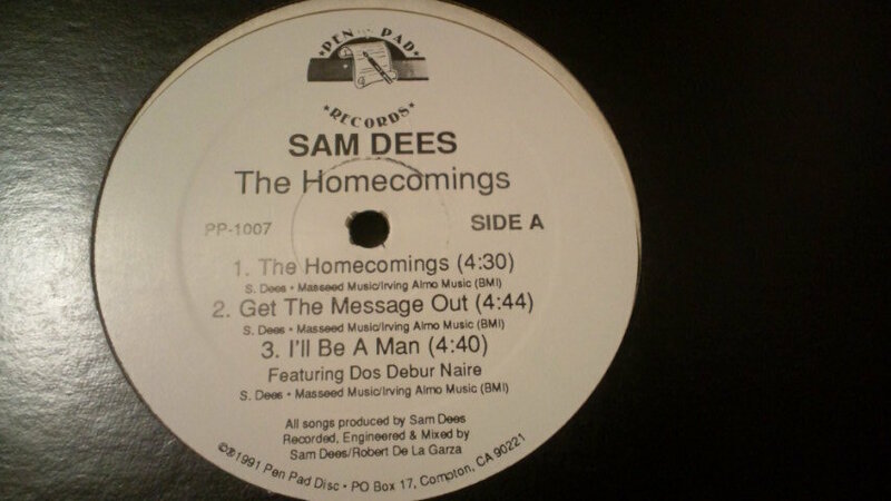 ★Sam Dees★Homecomings/91年未CD化6Track/12インチ/Funk Mellow Modern Modern Southern Deep Soul/激レア/Ped Pad