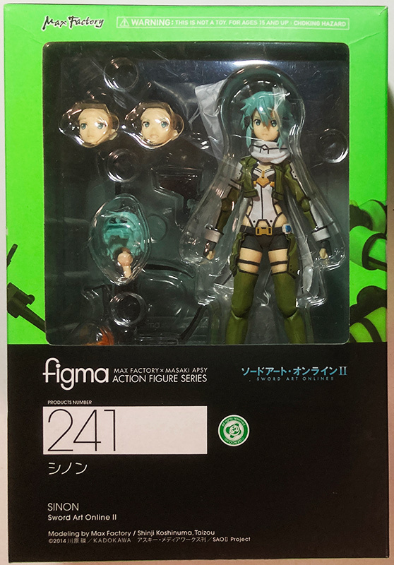 figma 『ソードアート・オンラインⅡ』シノン 開封品 アクションフィギュア 川原礫