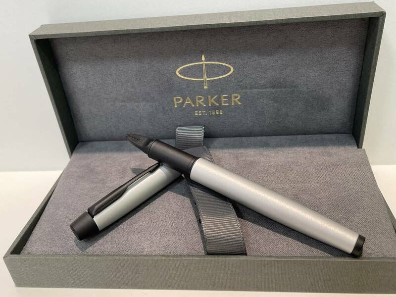 【B15028CK】極美品 PARKER パーカー ボールペン IM 5th マットグレイBT F