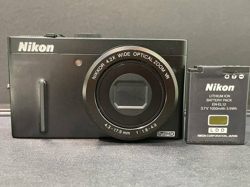 【F1384CK】外観美品 Nikon ニコン COOLPIX P300 デジタル カメラ デジカメ コンデジ ブラック 動作未確認