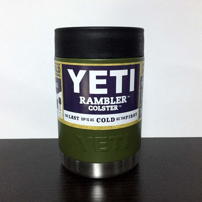 YETI イエティ ランブラー コルスター 緑 12オンス 12oz 缶クーラー 保温 保冷 アウトドア 水筒 ボトル