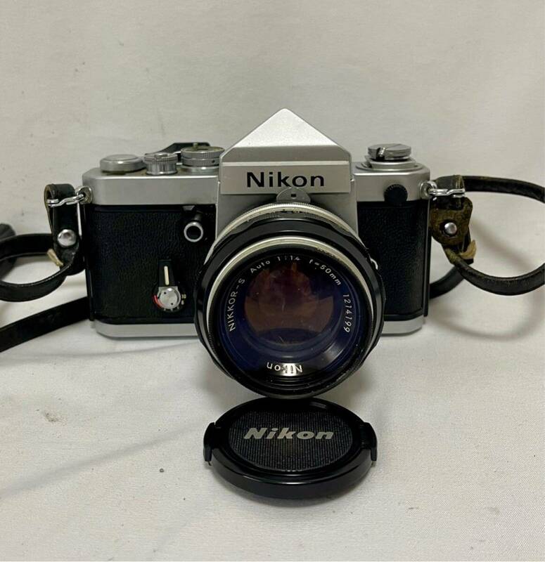 1円〜③ ニコン Nikon F2 アイレベル ボディ シルバー 720万番 レンズ NIKKOR-S / C オート 50mm F1.4