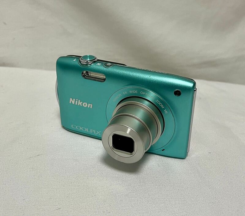 1円〜① 美品 Nikon COOLPIX S3300 4.6-27.6mm 1:3.5-6.5 コンパクトデジタルカメラ 通電確認済み