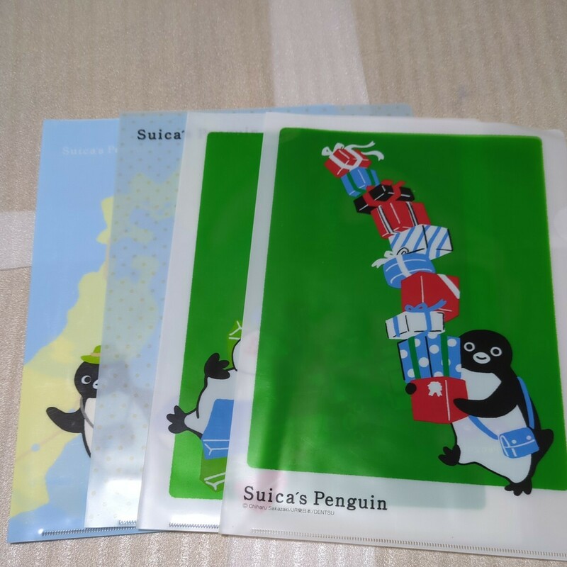 Suica's Penguin A4 クリアファイル　4枚
