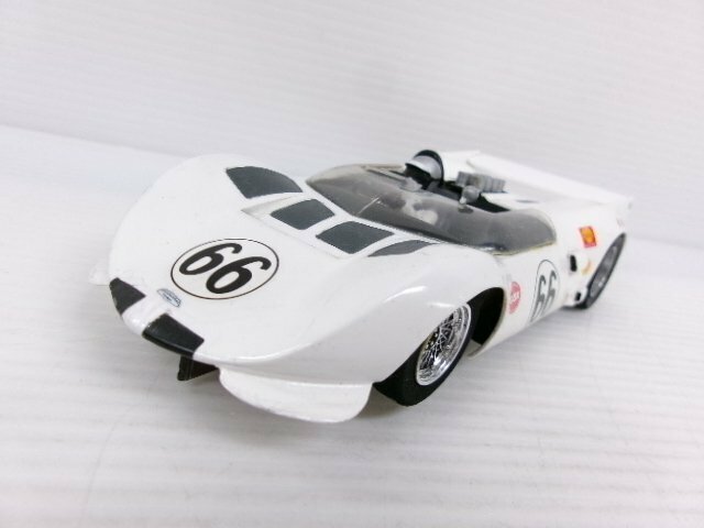 LS 1/24 シャパラル 2C #66 ボディ + プラフィット シャーシ スロットカー 完成品 (3112-60)