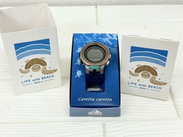 E515-T6-2498 PRO CASIO カシオ TREK プロトレック 腕時計 Caretta caretta メンズ デジタル クオーツ NACS-J 3443 箱付き 不動 ③