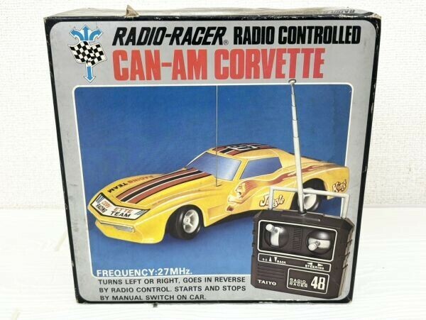 E505-T6-2604 TAIYO タイヨー RADIO-PACER CAN-AM CORVETTE コルベット ラジコン 箱付き 玩具 おもちゃ ③