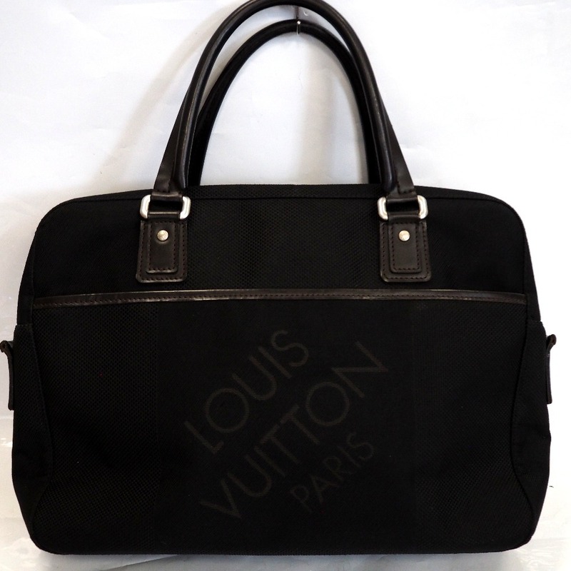 Th964342 ルイ・ヴィトン ダミエジェアン ヤック M93082 ビジネスバッグ ブラック系 LOUIS VUITTON 中古