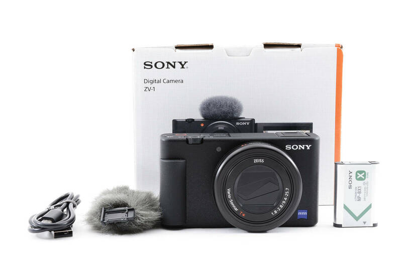 ■美品■ ソニー SONY VLOGCAM ZV-1 コンパクトデジタルカメラ 【元箱付】#605026