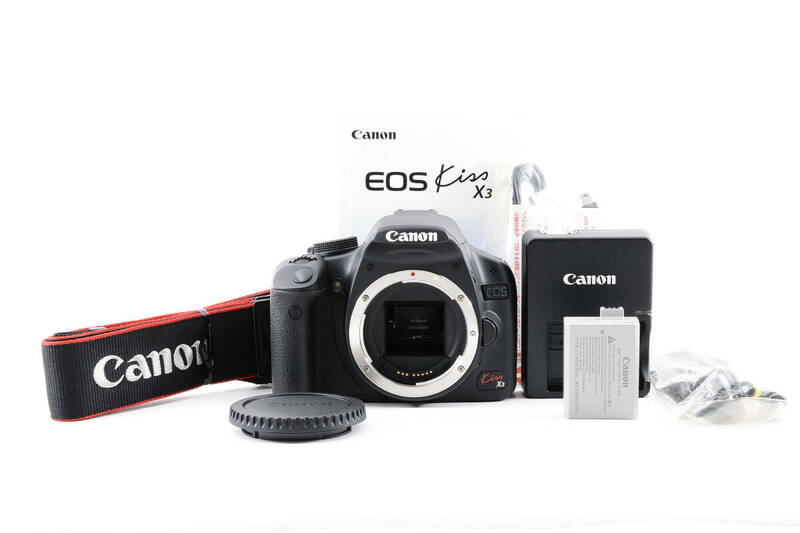 ■美品■ キャノン Canon EOS Kiss X3 ボディ 一眼レフカメラ 【ショット数426回！】#605022