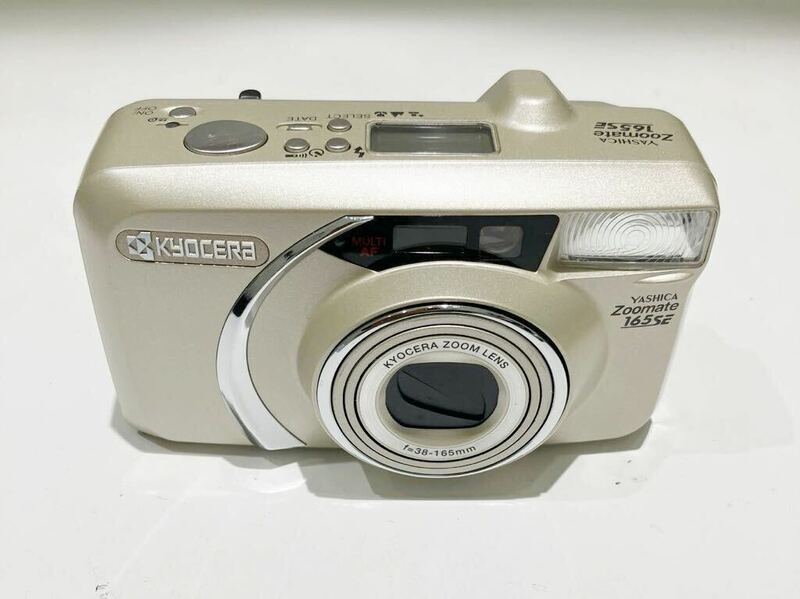 KYOCERA yashica zoomate 165SE コンパクトデジタルカメラ ファインダー内汚れあり 可動品　専用ケース付