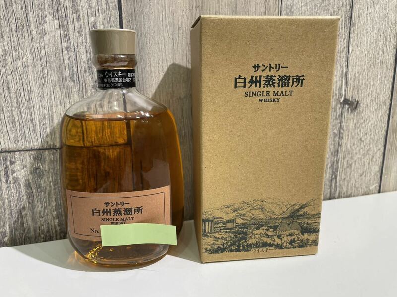 サントリー 白州蒸溜所 シングルモルト ウイスキー SUNTORY WHISKY 300ml 43%