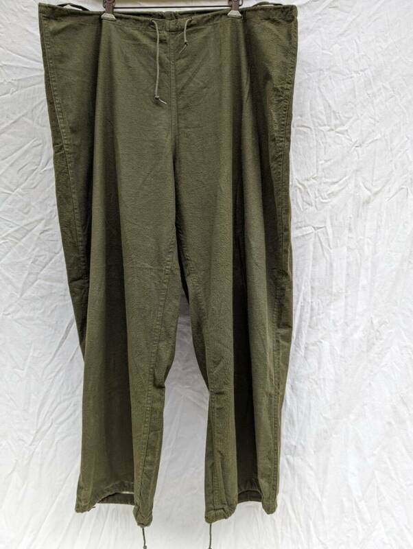 60s US ARMY オーバーパンツ MEDIUM 8415-753-6291 DSA-1-2914-64-C TROUSERS, VESICANT GAS PROTECTIVE,