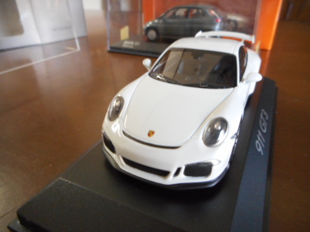 ★★1/43 ミニチャンプス ポルシェ 911 GT3 991.1 ホワイト ディーラー特注 2013 3.8 Minichamps Porsche 911GT3 White 991★★