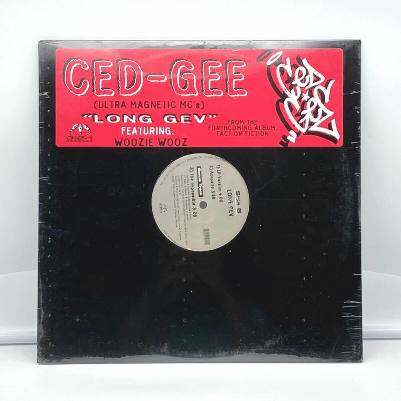 未開封品/CED-GEE/LONG GEV FEATURING WOOZIE WOOZ/シュリンク付き/LP/レコード/12インチ/中古品/現状品/ジャンク/30