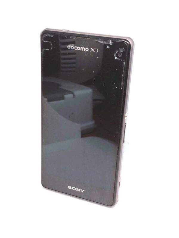 NTT docomo/ドコモ/SO-02F/Xperia Z1 f/エクスペリア/判定○/スマートフォン/スマホ/ブラックカラー/現状品/通電OK/ジャンク/79