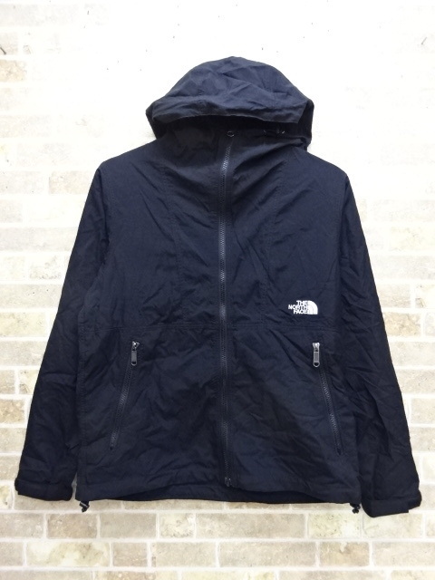 ●0604K THE NORTH FACE ノースフェイス　コンパクトジャケット　ブラック系　Mサイズ