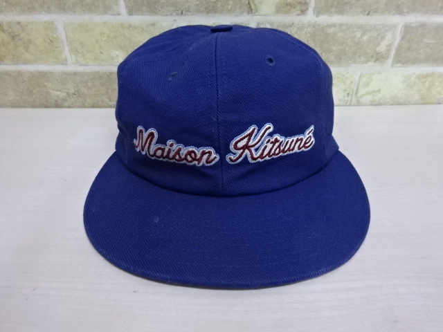 ★0616A MAISON KITSUNE メゾンキツネ 帽子/キャップ 