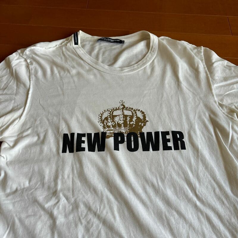 正規品★ドルチェ&ガッパーナ★DOLCE&GABBANA★NEWPOWERＴシャツ