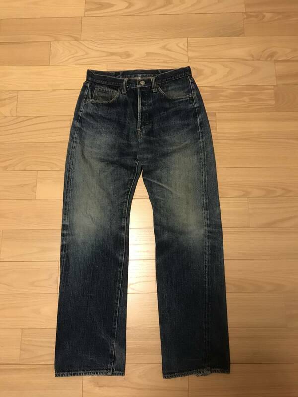 初期 DENIME 旧ドゥニーム D-HG1118番品 VINTAGE ヴィンテージ デニムパンツ ジーンズ W32 オリゾンティ期物 濃紺 色落ちインディゴ 90s