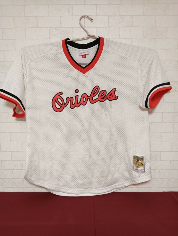 大型サイズ！カル・リプケンJr 1985年モデル オリオールズ ユニフォーム mitchell＆ness ジャージ 3XL MLB