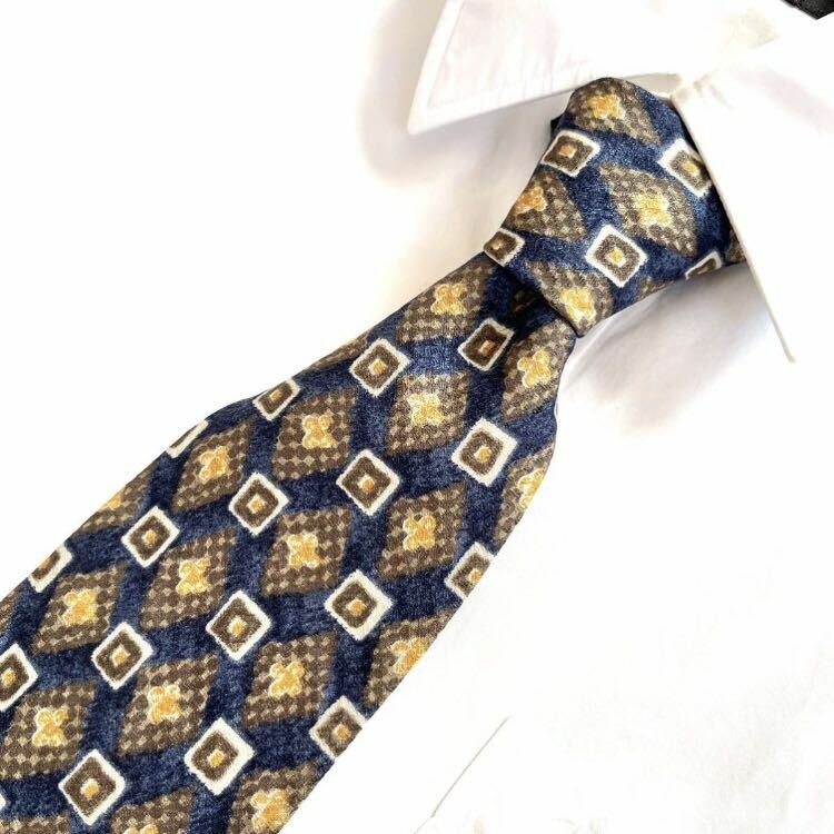 EPISLIZE COLLECTION シルク 絹 ネクタイ ブランドネクタイ 日本製 小紋柄 総柄 ビジネス カジュアル フォーマル 紳士 メンズ