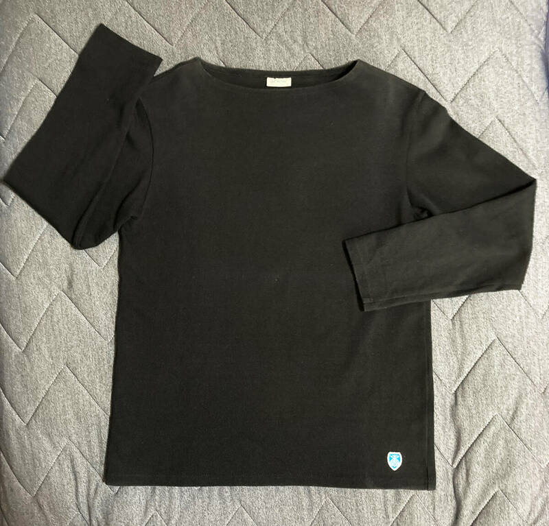美品　ORCIVAL オーシバル　オーチバル　バスクシャツ　黒　サイズ3 
