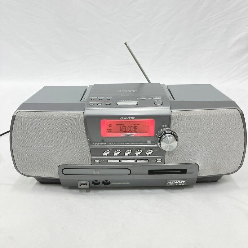 Victor ビクター RD-M2-H Memory 512MB Clavia クラビア オーディオ機器 CD MD ポータブルシステム 音響機器 R尼0421