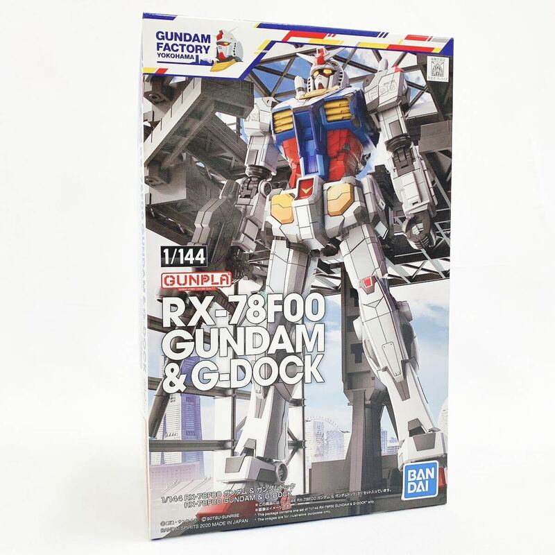 未使用未組立品 BANDAI バンダイ 1/144 RX-78F00 GUNDAM&G-DOCK プラモデル ガンプラ ガンダムファクトリー 限定品②R店0510☆