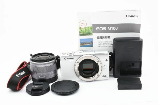 #t141★極上美品★ キヤノン Canon EOS M100 15-45mm レンズセット