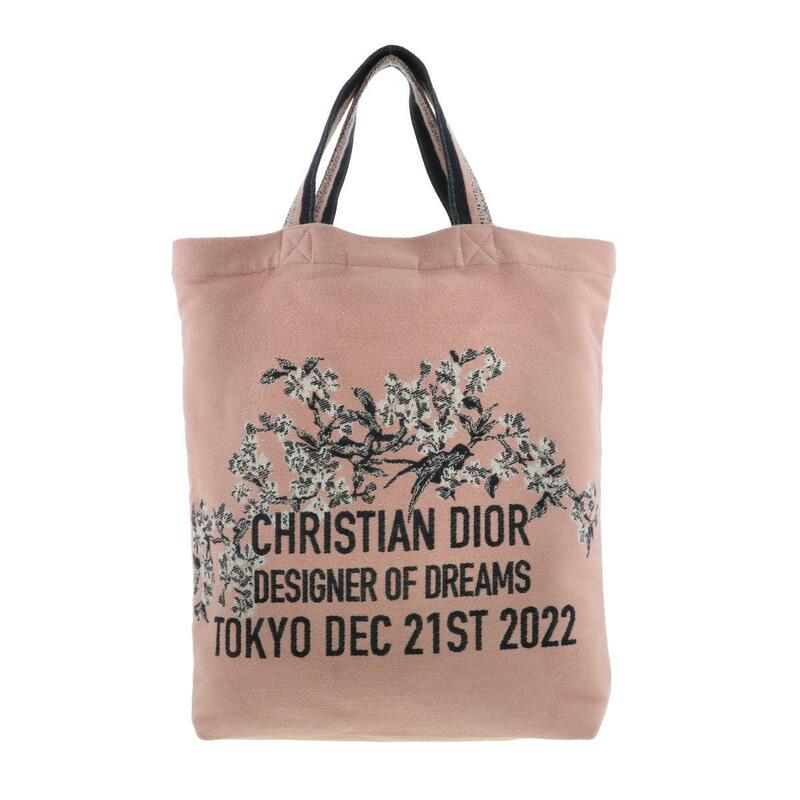 Christian Dior クリスチャンディオール DESIGNER OF DREAMS トートバッグ @東京都現代美術館 Pink ピンク キャンバス RS