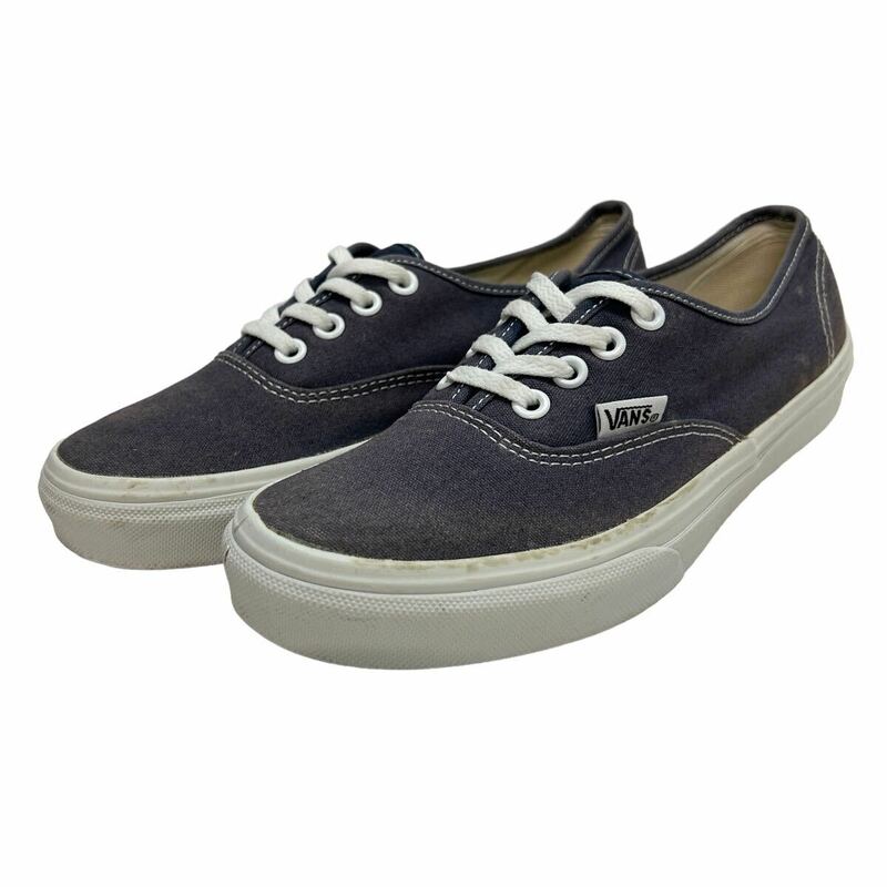 KA55 VANS バンズ オーセンティック メンズ ローカットスニーカー US6 24cm ネイビー キャンバス