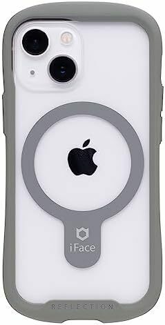 iFace Reflection Magnetic iPhone 13 mini ケース MagSafe 対応 クリア 強化ガラス