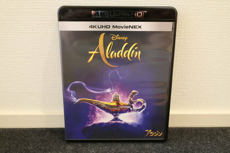 ディズニー アラジン Disney Aladdin 4K ULTRA HD+MovieNEX ブルーレイ Blu-ray 2枚組＋純正ケース