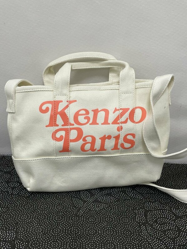 KENZO ケンゾー KENZOxヴエルディVERDY 24SS【SMALL TOTEBAG FE58SA910F35】2WAY ロゴ デザイン 中古